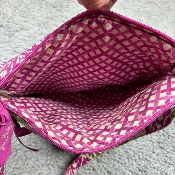 Vera Bradley Bag Julep Tulip Saddle Hipster Pink Crossbody Purse Travel Vacation - Picture 5 of 7